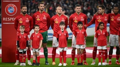 England match mascot