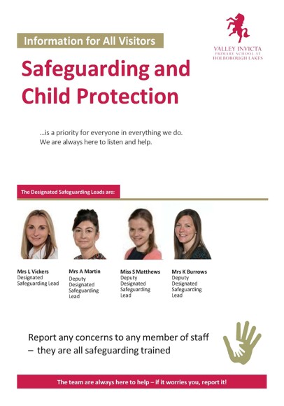 Safeguarding poster HOLBOROUGH LAKES September 2023