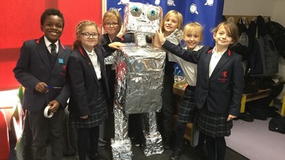 Year 4 work about 'The Coming of the Iron Man'