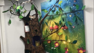 Arty Party enchanted woodland