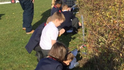 Pupils plant trees given by Woodland Trust